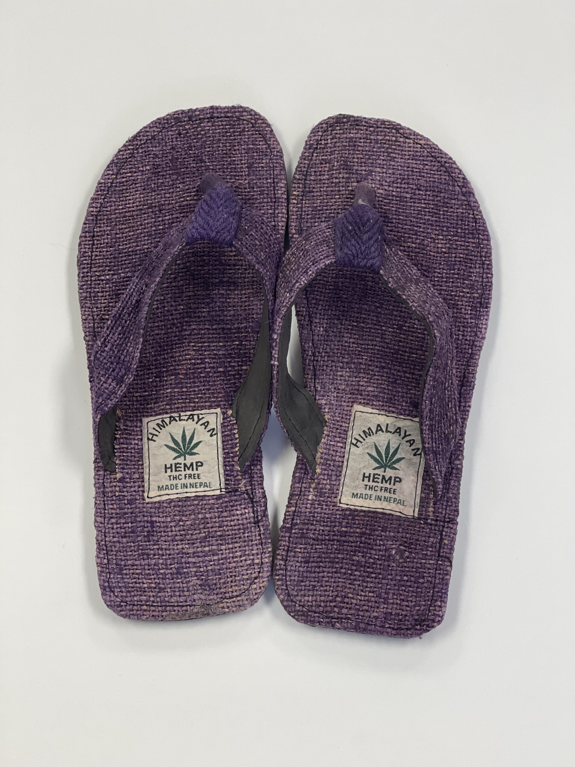 Purple hemp slippers – Kathmandu Crafts