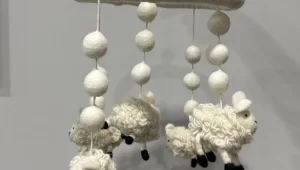 Serene Drifts Hanging Mobile