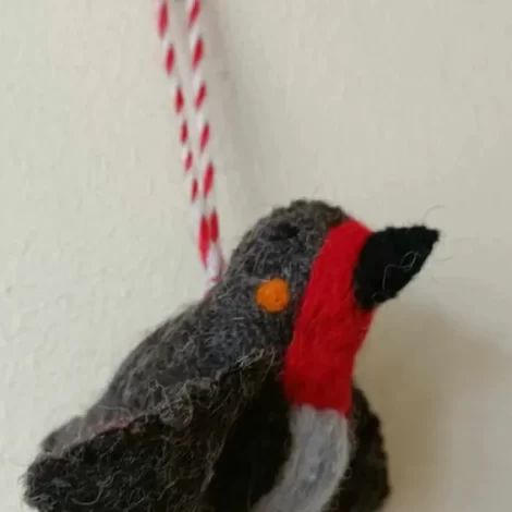 Christmas Bird Mini Decor