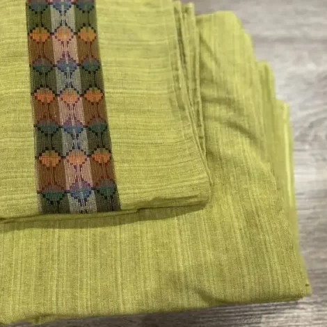 Dhaka printed green cover