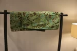 Green floral pattern covers