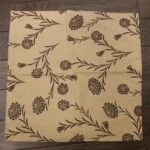 Off white floral cover
