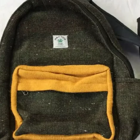 Earth tone hemp bag