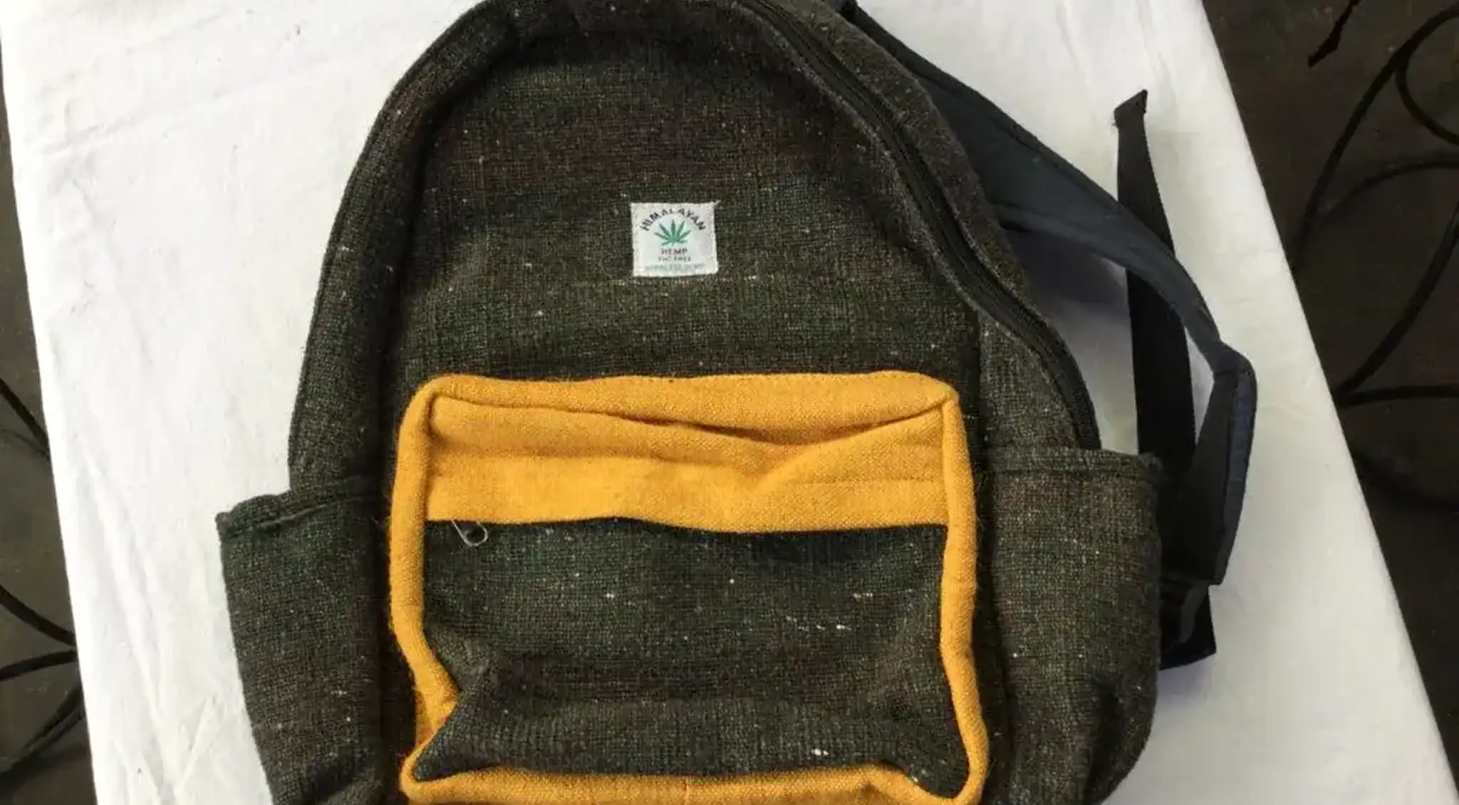 Earth tone hemp bag